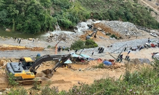 Lai Châu: Sạt lở khi thi công thủy điện, ít nhất 5 người tử vong